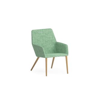 Sloop 55 Lounge con gambe in legno